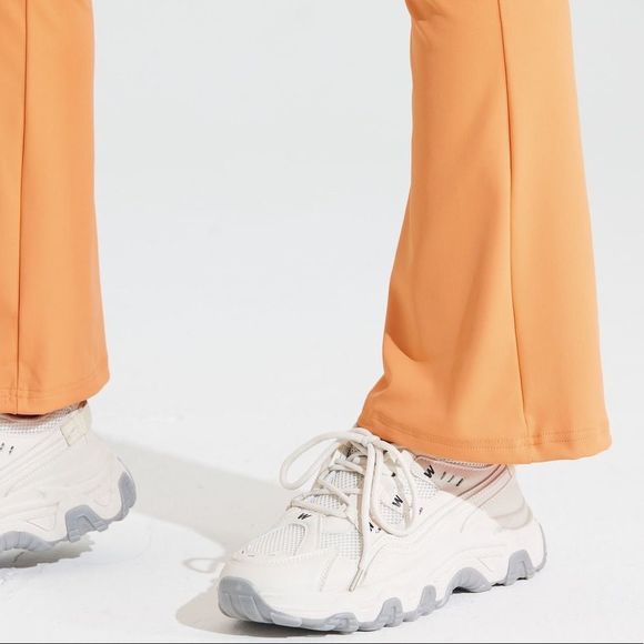 Flare Crossover Legging - Flare Legging - Flare pant - Orange Pant - Flare - Picture 7 of 8